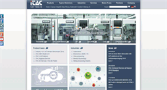 Desktop Screenshot of en.itac.de