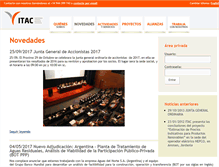 Tablet Screenshot of itac.es